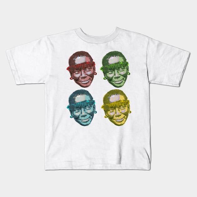 African pop Kids T-Shirt by SHACHAR